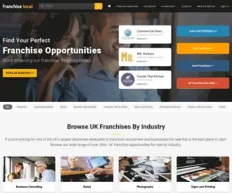 Franchiselocal.co.uk(Franchise Opportunities For Sale) Screenshot