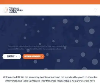 Franchiserelationships.com(Franchise Relationships Institute) Screenshot