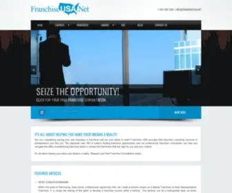 Franchiseusa.net(Free franchise consulting and broker services. Franchise USA) Screenshot