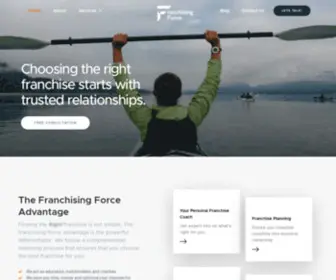 Franchisingforce.com(Franchising Force) Screenshot