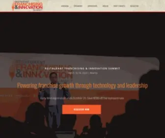 Franchisinginnovation.com(Restaurant Franchising & Innovation Summit) Screenshot