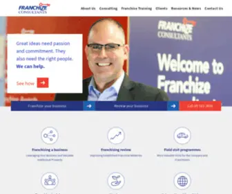 Franchize.co.nz(Franchize Consultants will help you franchise a business in NZ) Screenshot