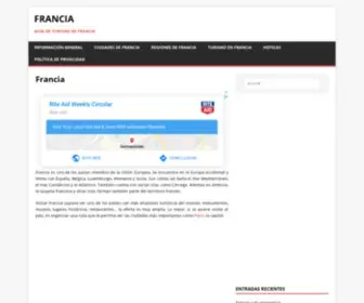 Francia.net(Guía de turismo de Francia) Screenshot