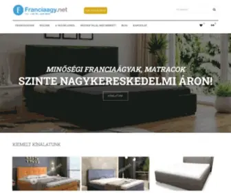 Franciaagy.net(Franciaágy áruház Budapesten) Screenshot