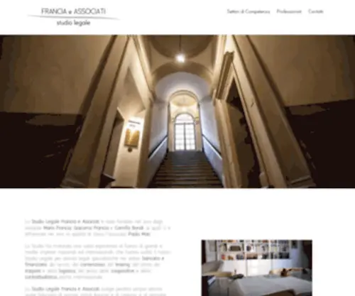 Franciaeassociati.it(Studio Legale Francia e Associati) Screenshot