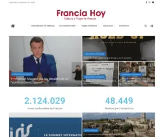 Franciahoy.com(Francia Hoy) Screenshot