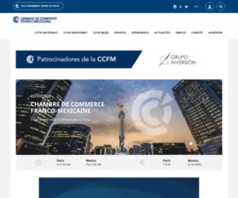 Franciamexico.com(L'équipe CCI France Mexique vous accompagne dans votre projet d'import ou d'export au Mexique) Screenshot