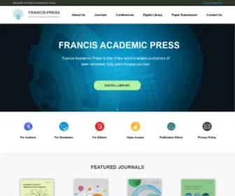 Francis-Press.com(Francis Academic Press) Screenshot