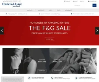 Francisandgaye.co.uk(Buy watches & jewellery) Screenshot