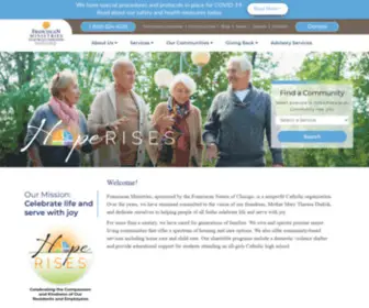 Franciscancommunities.com(Catholic Senior Living Communities) Screenshot