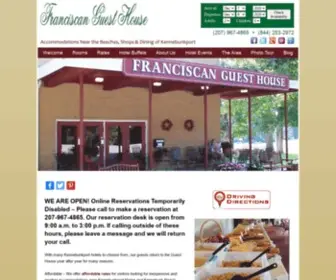 Franciscanguesthouse.com(Franciscan Guest House) Screenshot