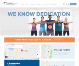 Franciscanhealthfitnesscenters.org(Fitness Programs & Workouts) Screenshot