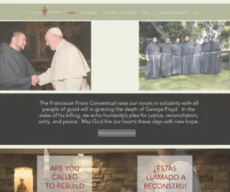 Franciscans.org(Franciscan Order) Screenshot