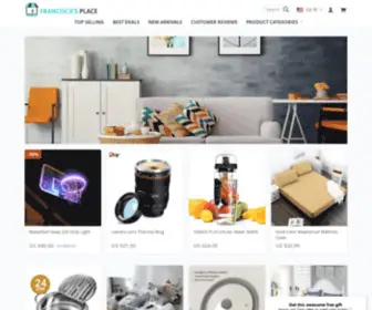 Franciscasplace.com(Online shopping for Home Products with free shipping) Screenshot