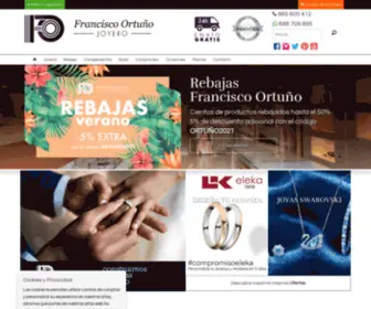 Franciscoortuno.es(Joyería Online) Screenshot