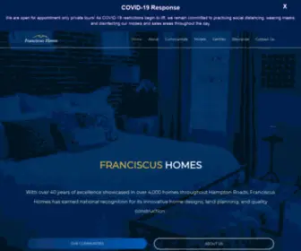 Franciscushomes.com(Franciscus Homes) Screenshot