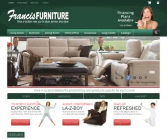 Francisfurniture.net(Furniture and Mattress store) Screenshot