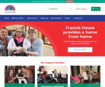 Francishouse.org.uk(Francis House Children's Hospice) Screenshot