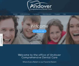 Francismccarthydmd.com(Andover Comprehensive Dental Care) Screenshot