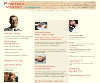 Franciswalsh.com(Public Sector Writing) Screenshot