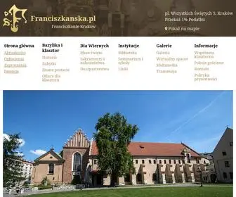 Franciszkanska.pl(Strona główna) Screenshot