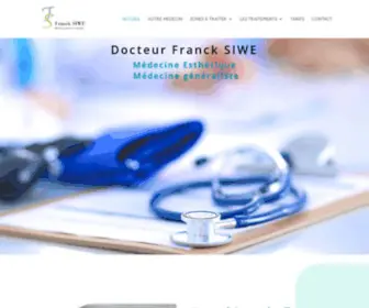 Franck-Siwe-Esthetique.fr(Docteur Franck SIWE Médecine esthétique à Bapaume Nord Pas) Screenshot