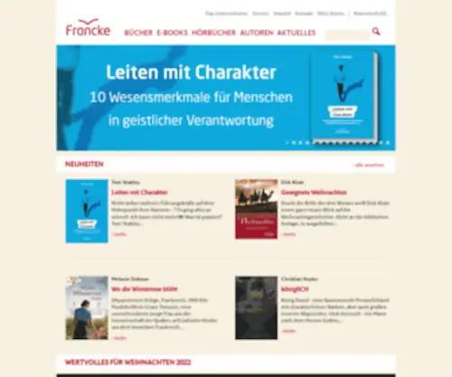 Francke-Buch.de(Francke) Screenshot
