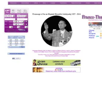 Franco-Thai.com(FRANCO-THAI (Thailande)) Screenshot