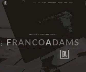 Francoadams.co.za(Franco Adams) Screenshot