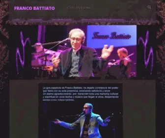 Francobattiatoletrasenespanol.com(FRANCO BATTIATO) Screenshot