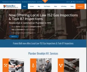 Francobelli.com(Local LawPlumber Brooklyn NY) Screenshot