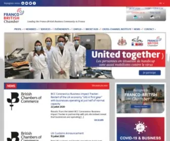 Francobritishchamber.com(Franco-British Chamber of Commerce & Industry) Screenshot