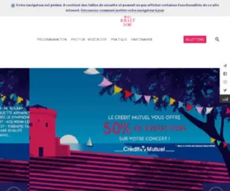 Francofolies.fr(Les Francofolies de la Rochelle 2020) Screenshot