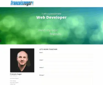 Francoisauger.com(François Auger) Screenshot