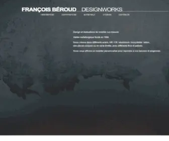 Francoisberoud.com(FRANCOIS BEROUD DESIGNWORKS) Screenshot