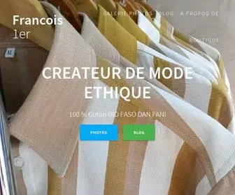 Francoisi.com(Createur De Mode 100% Coton Bio Faso Dan Fani Made in Burkina Faso) Screenshot