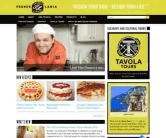 Francolania.com(Chef Franco Lania) Screenshot