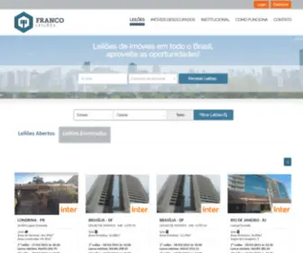 Francoleiloes.com.br(Franco Leilões) Screenshot