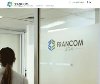 Francomlegal.com.au(Legal and Commercial Advice) Screenshot