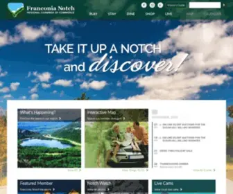 Franconianotch.org(Franconia Notch Regional Chamber of Commerce) Screenshot