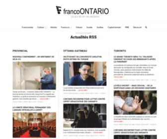 Franco.on.ca(Ce qui se dit en Ontario) Screenshot