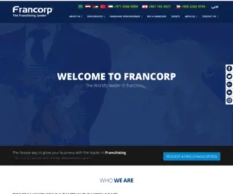 Francorpme.com(Francorp Middle East) Screenshot