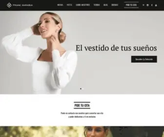 Francsarabia.com(Vestidos de novia y fiesta) Screenshot