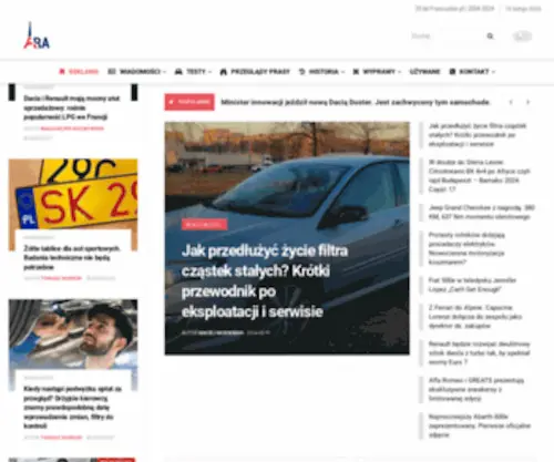 Francuskie.pl(Aktualności motoryzacyjne) Screenshot