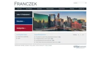 Franczek.com(A Premier Education) Screenshot