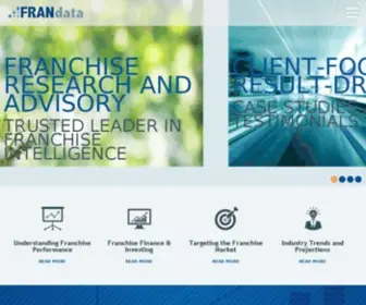 Frandata.com(Franchise Market Research and Consulting) Screenshot