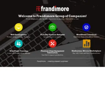 Frandimore.com(Group of Company) Screenshot