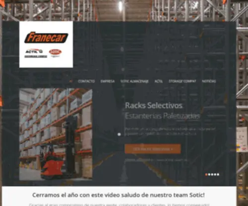 Franecar.com(Sotic almacenamiento y exhibición) Screenshot