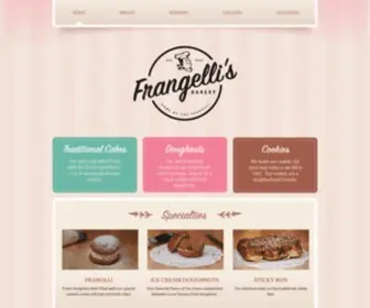 Frangellis.com(Frangelli's Bakery) Screenshot