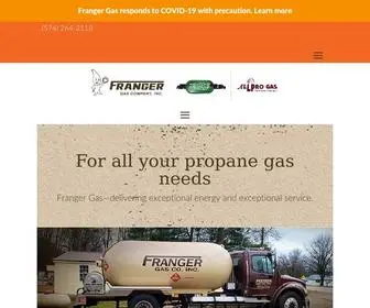 Frangergas.com(Franger Gas Company) Screenshot